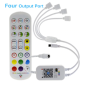 Preview: WiFi Smart LED Controller 4 Pin RGB Strip Light 5-24V APP 24-key Remote Voice control work with Alexa Echo